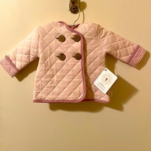 Burt’s Bees Baby Double Breasted Quilted Jacket